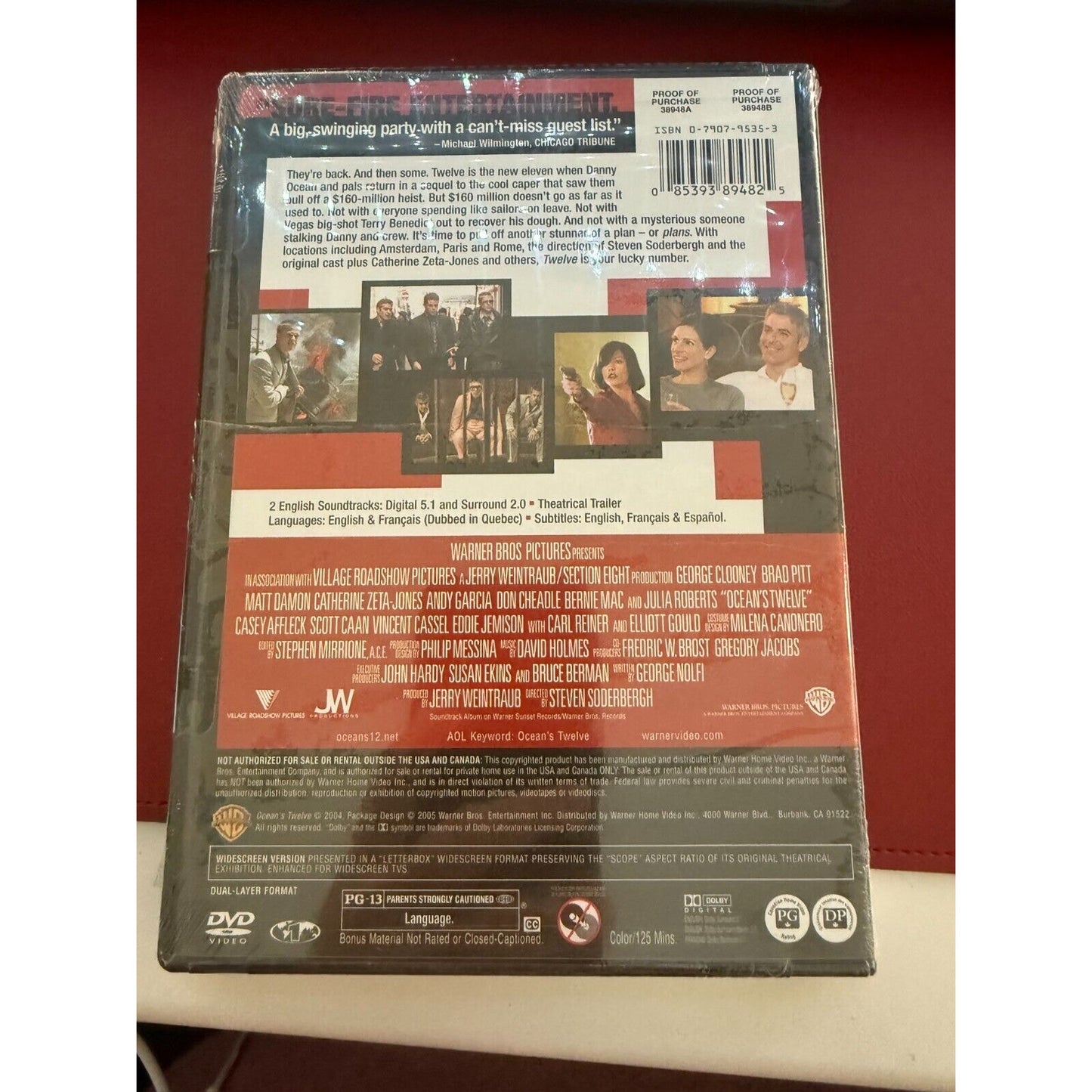 Ocean's Twelve (DVD, 2004)