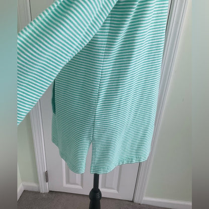 Crown & Ivy Mint Striped Utility Jacket