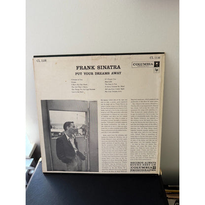 Frank Sinatra - Put Your Dreams Away 1958 Vinyl LP Record - Columbia CL 1136