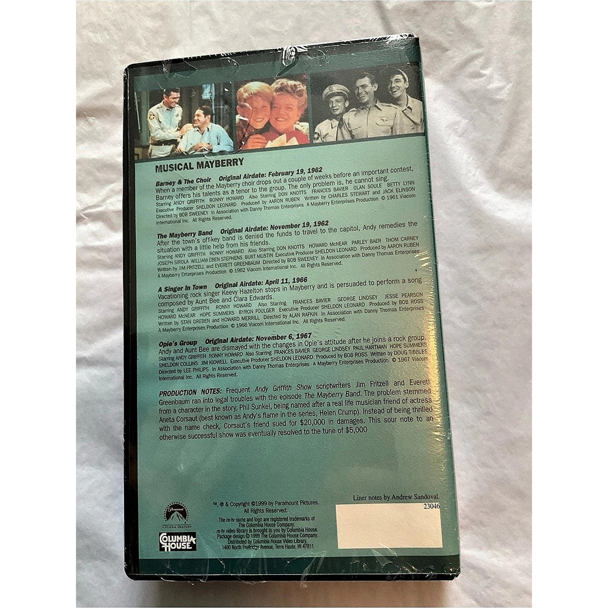 The Andy Griffith Show: The Collector's Edition  VHS Tape Musical Mayberry