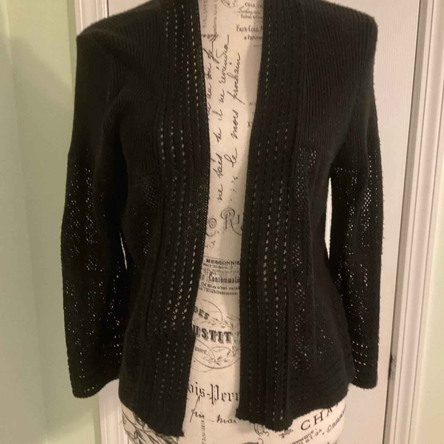 Sweaterworks Black Cardigan Sweater