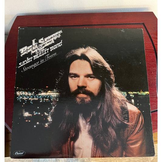 Bob Seger Stranger in this Town LP Capitol 1978 VG+ Vinyl Poster N02