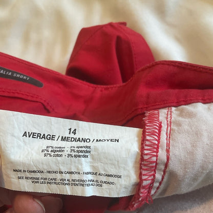 Bandolino Vibrant Red Women's Bermudas