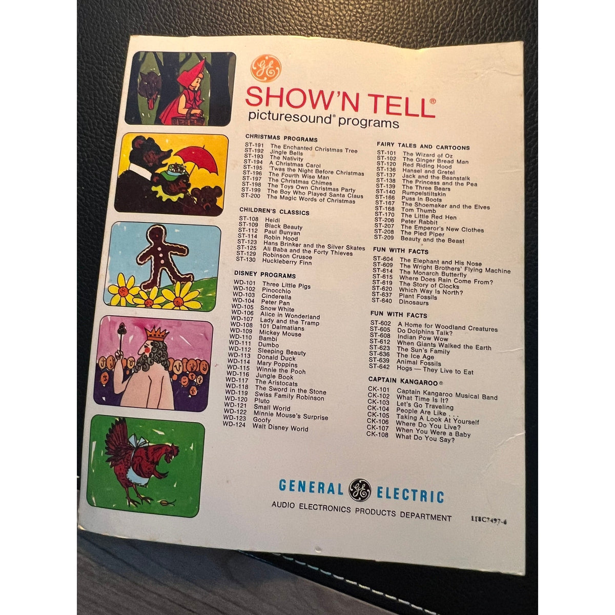 Show'N Tell Picturesound Program The Princess and the Pea ST-138 Vinyl LP Record