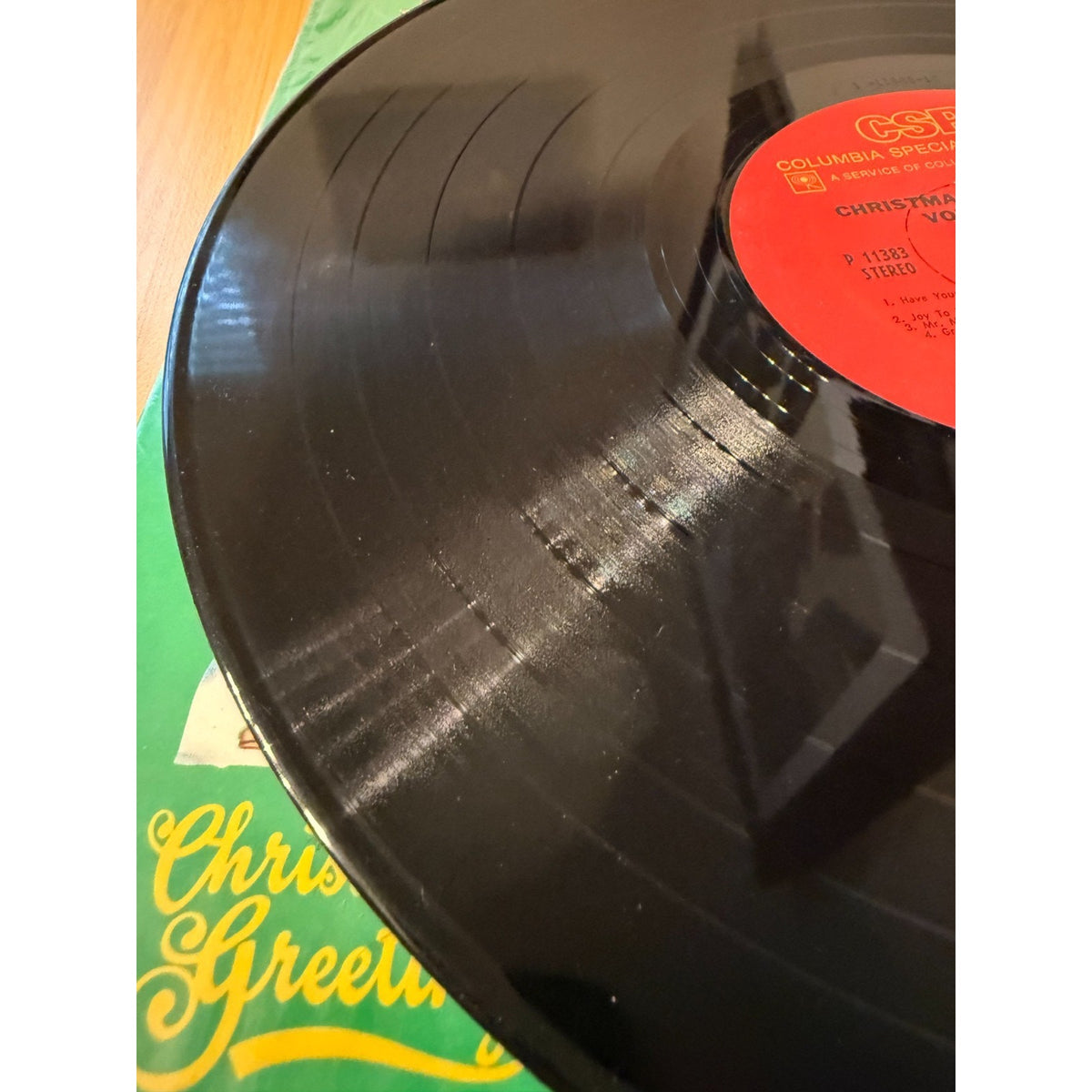 VARIOUS ARTISTS Christmas Greetings Vol. 3 1972 LP Vinyl Record