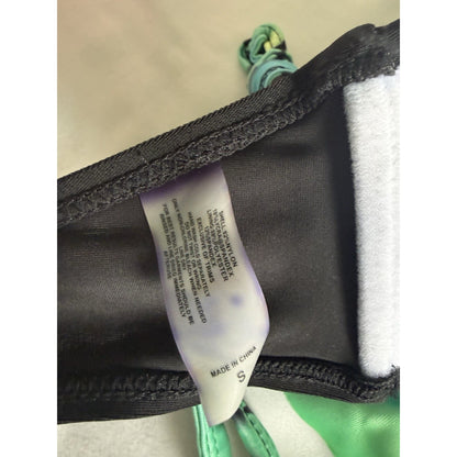 Swimsuit - bikini 2 PIECES  black&green