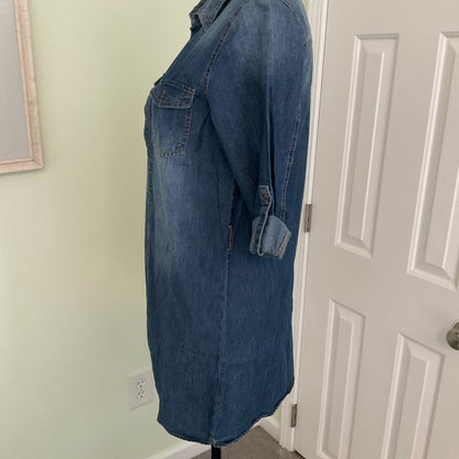 Wall Flower Denim Dress/Tunic