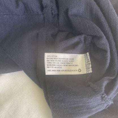 Merona Dark Blue V-Neck Short Sleeve Tee