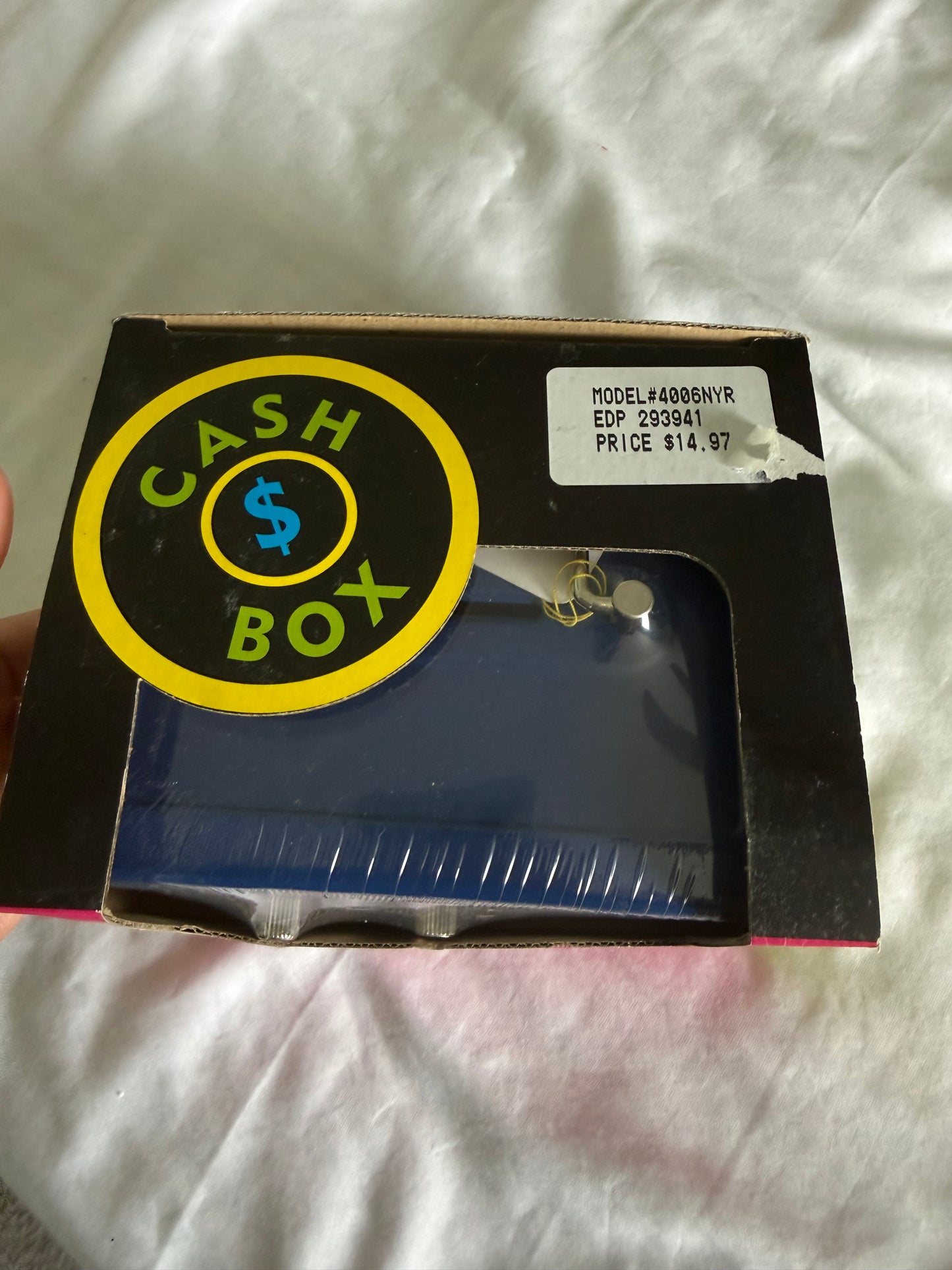 Unbranded Blue Kids Cash Box with Lock