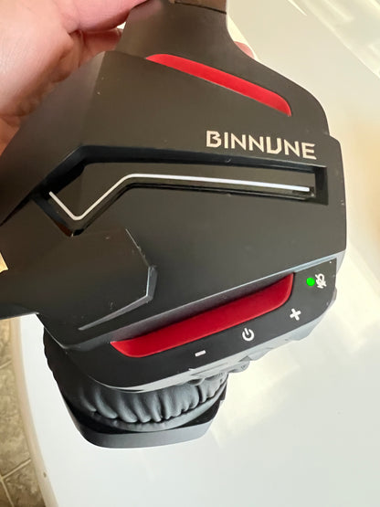 BINNUNE Wireless Gaming Headset with Microphone