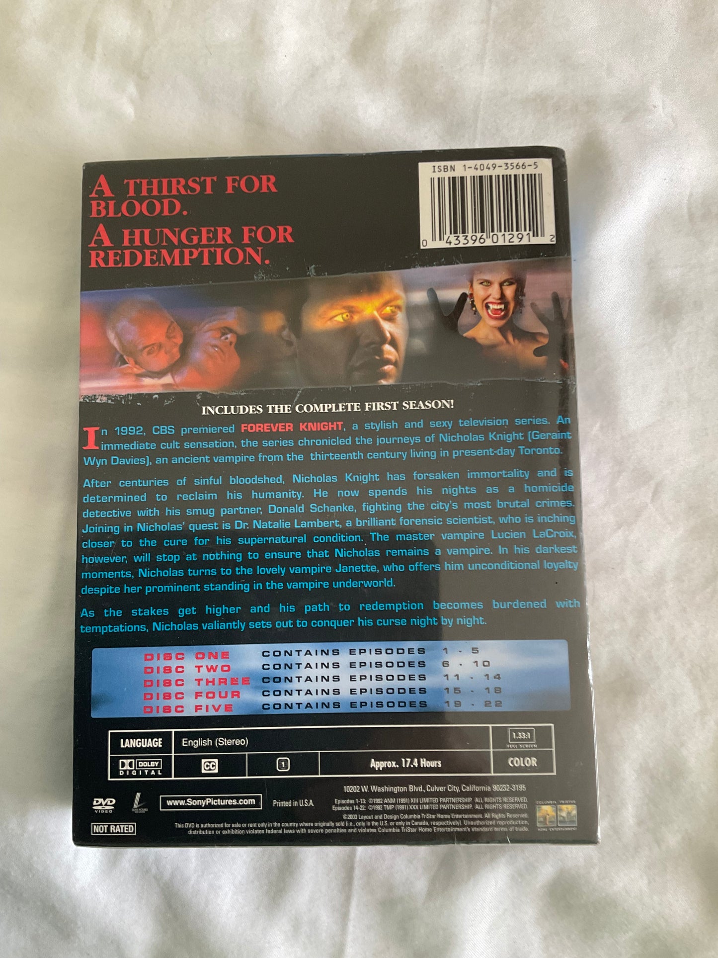 Forever Knight DVD Trilogy Part One
