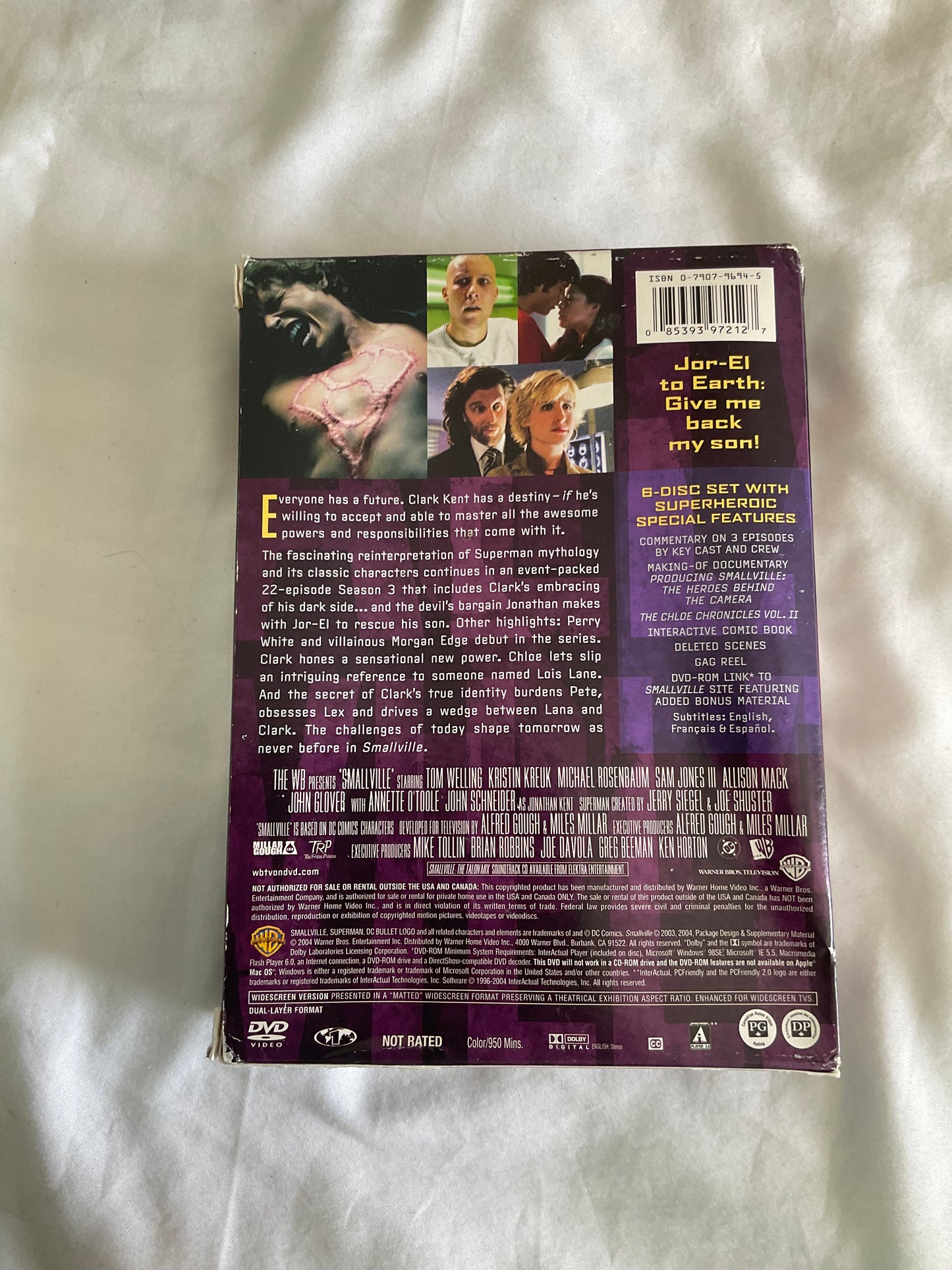 Smallville The Complete Third Season DVD - Used Good