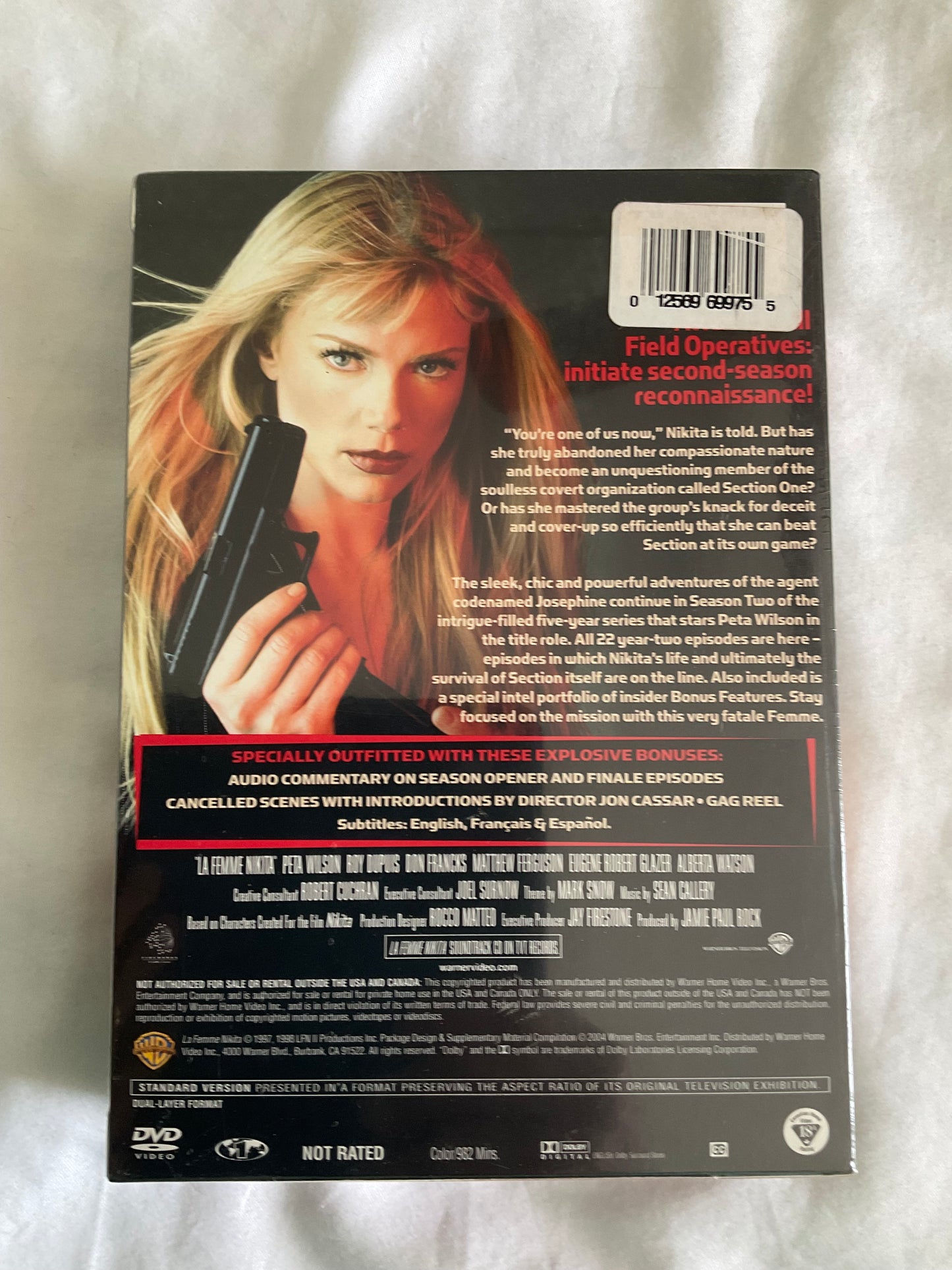 La Femme Nikita - The Complete Second Season DVD (2004) New With Tags