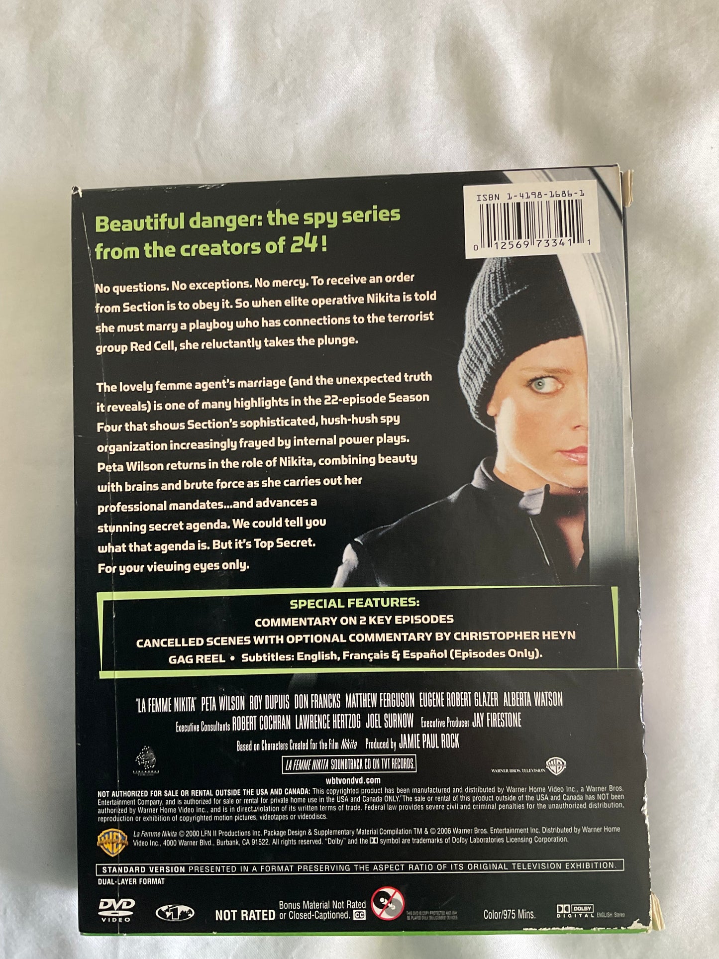 La Femme Nikita The Complete Fourth Season DVD - Used