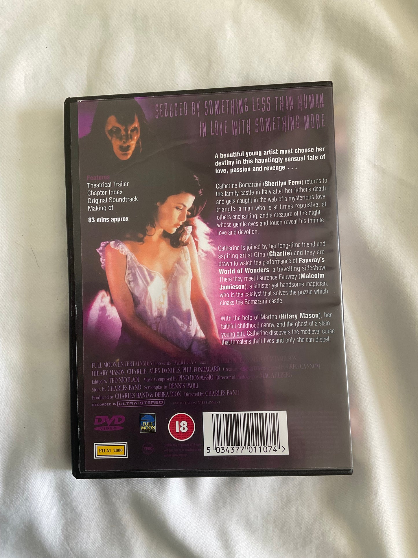Phantoms DVD - UK Sherilyn Finn Meridian: Kiss of the Beast Good