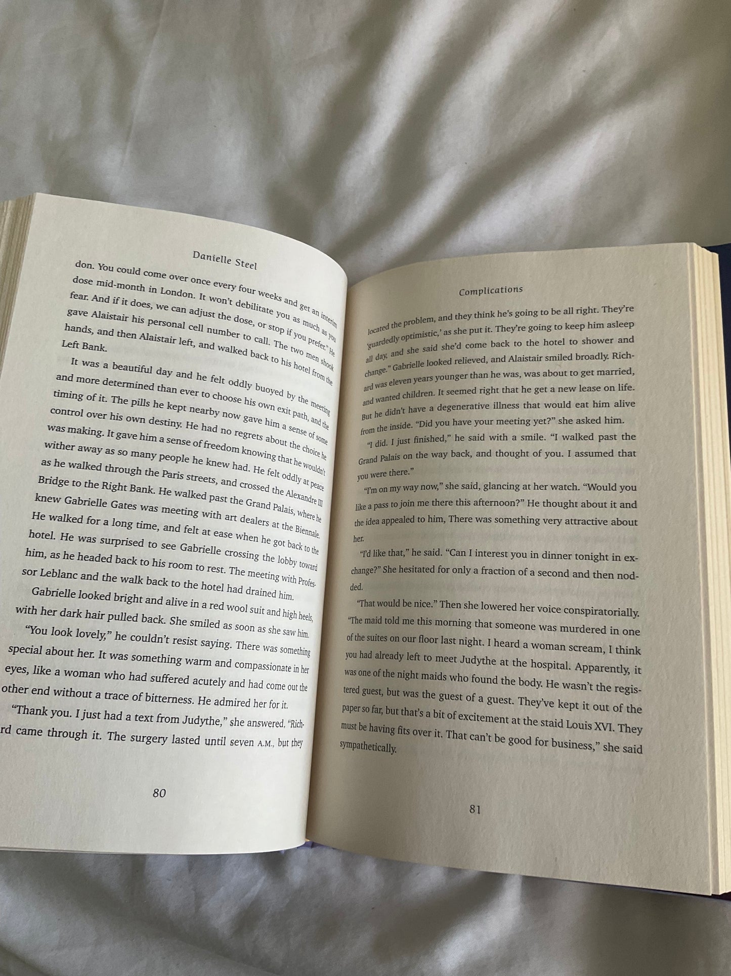 Complications: A Novel HARDCOVER 2021 by Danielle Steel. VG Box 287