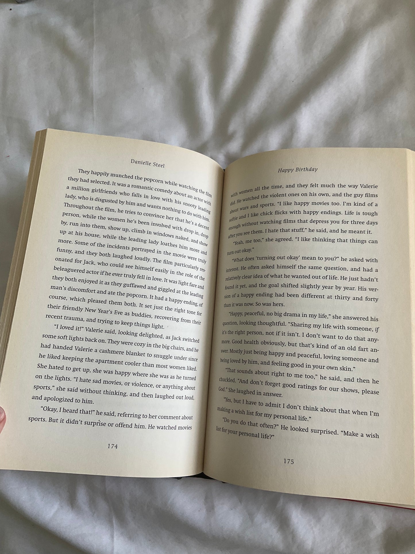 "Happy Birthday" Hardcover Novel by Danielle Steel