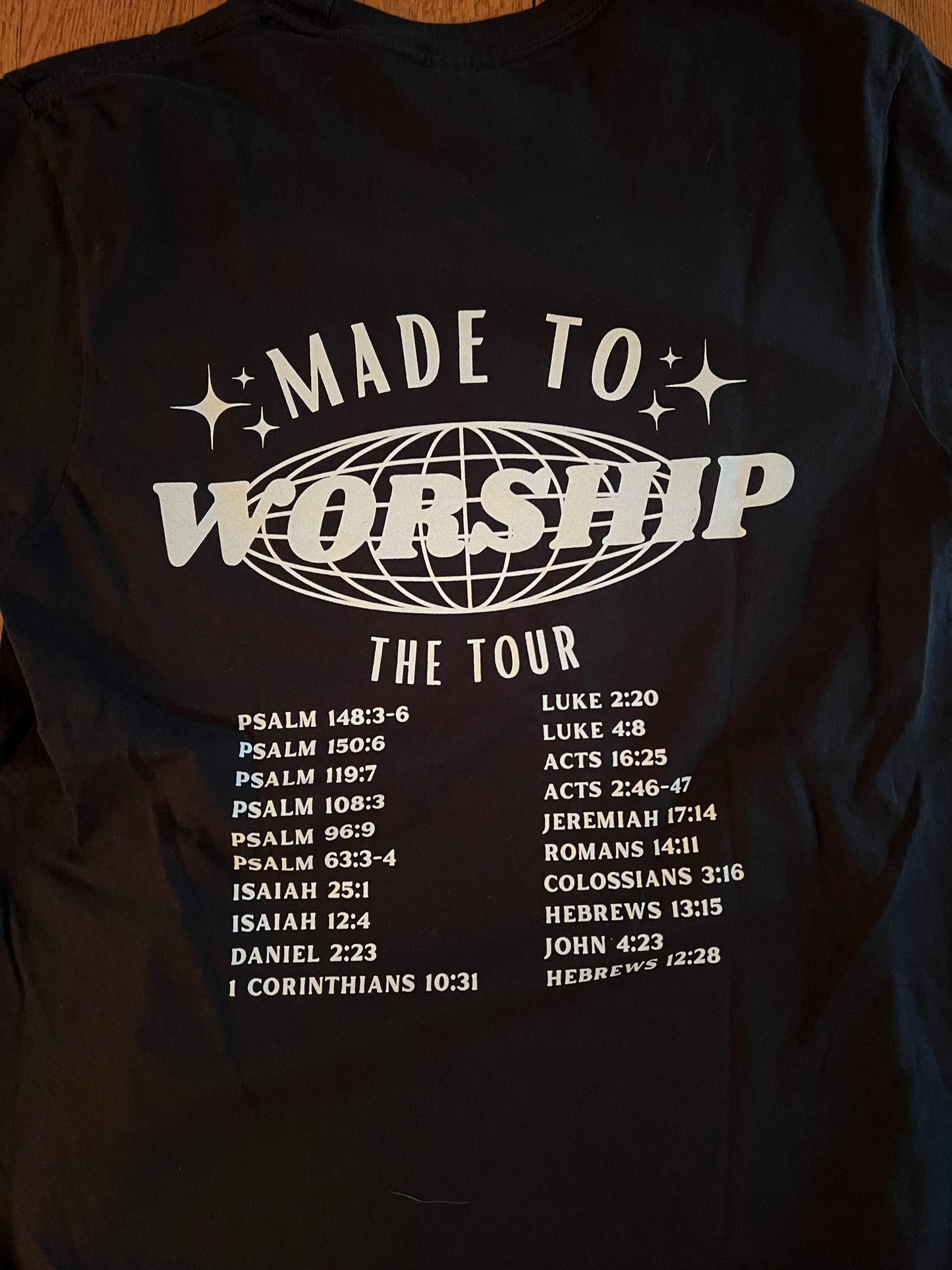 Honey Soul LLC - ORIGINAL Made To Worship Tour Tee