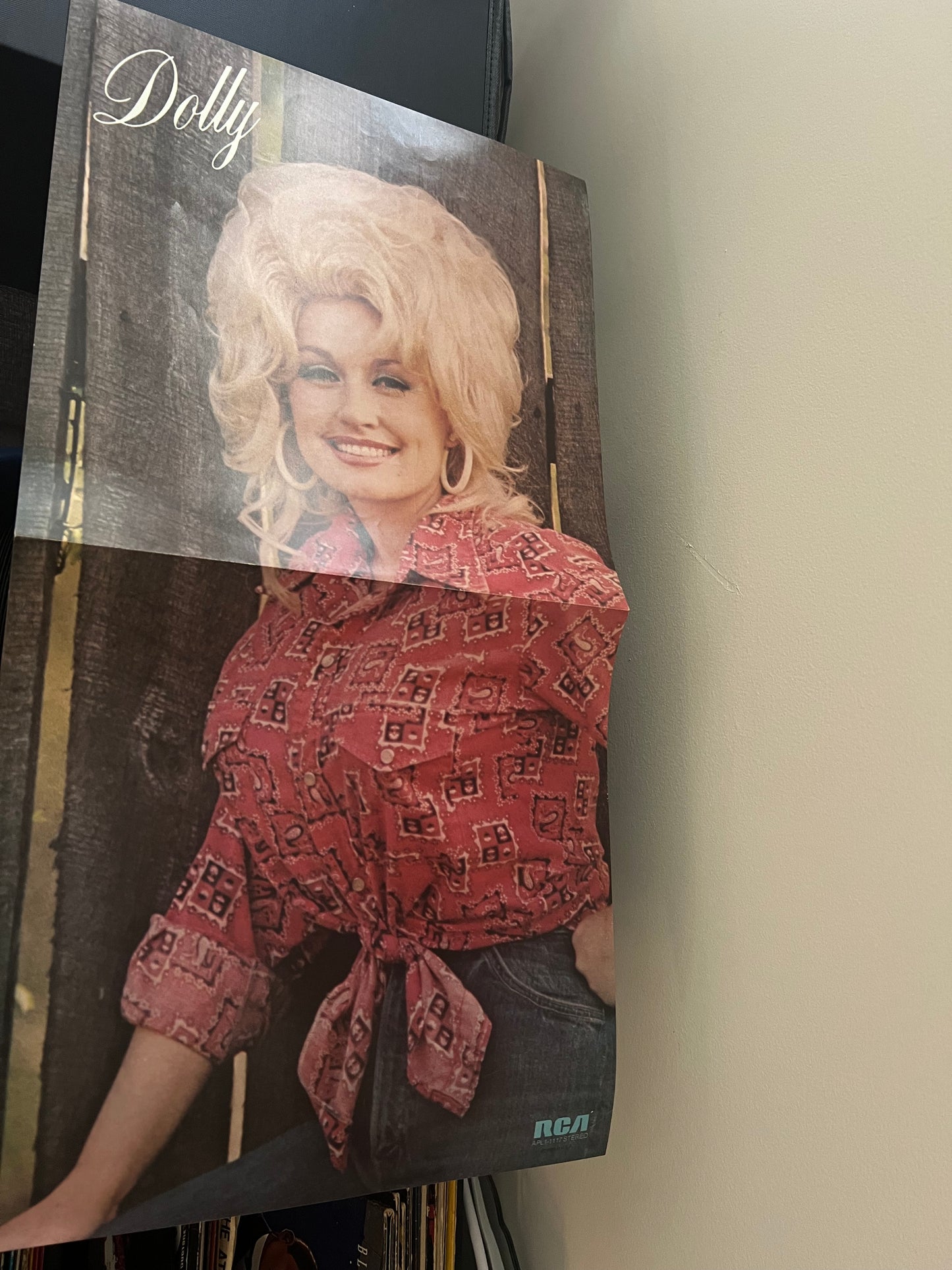 Dolly Parton - Best of Dolly Parton, 1976 LP w/poster, Folk, Country.