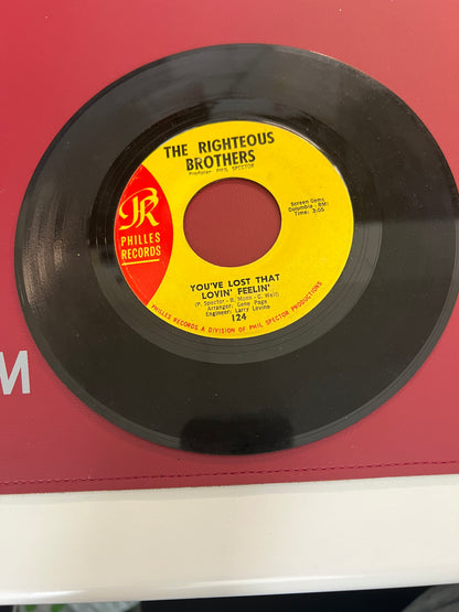 The Righteous Brothers  You’ve Lost That Lovin’ Feelin’ / There’s A Woman 45 rpm