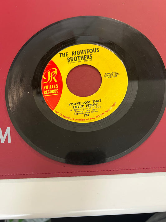 The Righteous Brothers  You’ve Lost That Lovin’ Feelin’ / There’s A Woman 45 rpm