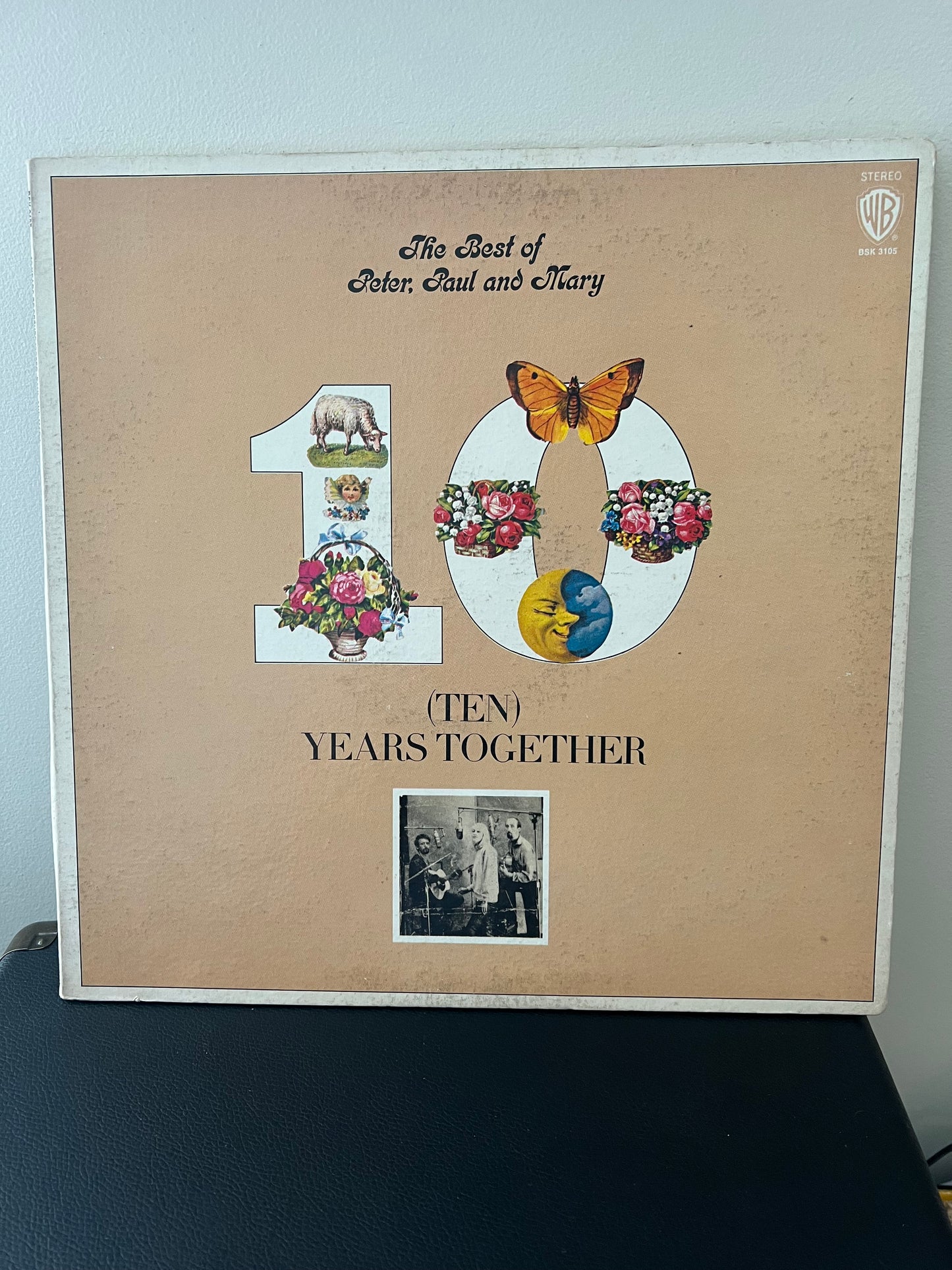 The Best of Peter Paul and Mary 10 Years Together Warner Bros 1970 Vinyl LP!