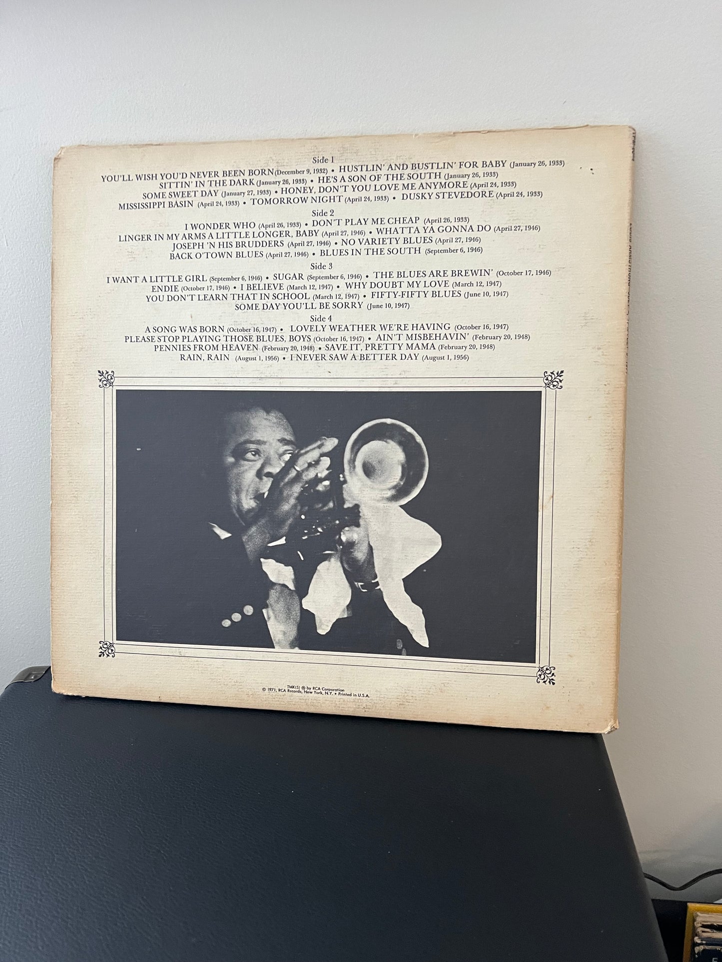 LOUIS ARMSTRONG-JULY 4, 1900-JULY 6, 1971-RCA VICTOR 6044, DOUBLE LP, 34 TRACKS