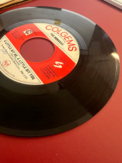 Monkees - "A Little Bit Me A Little Bit You" / "The Girl I Knew Somewhere" 45