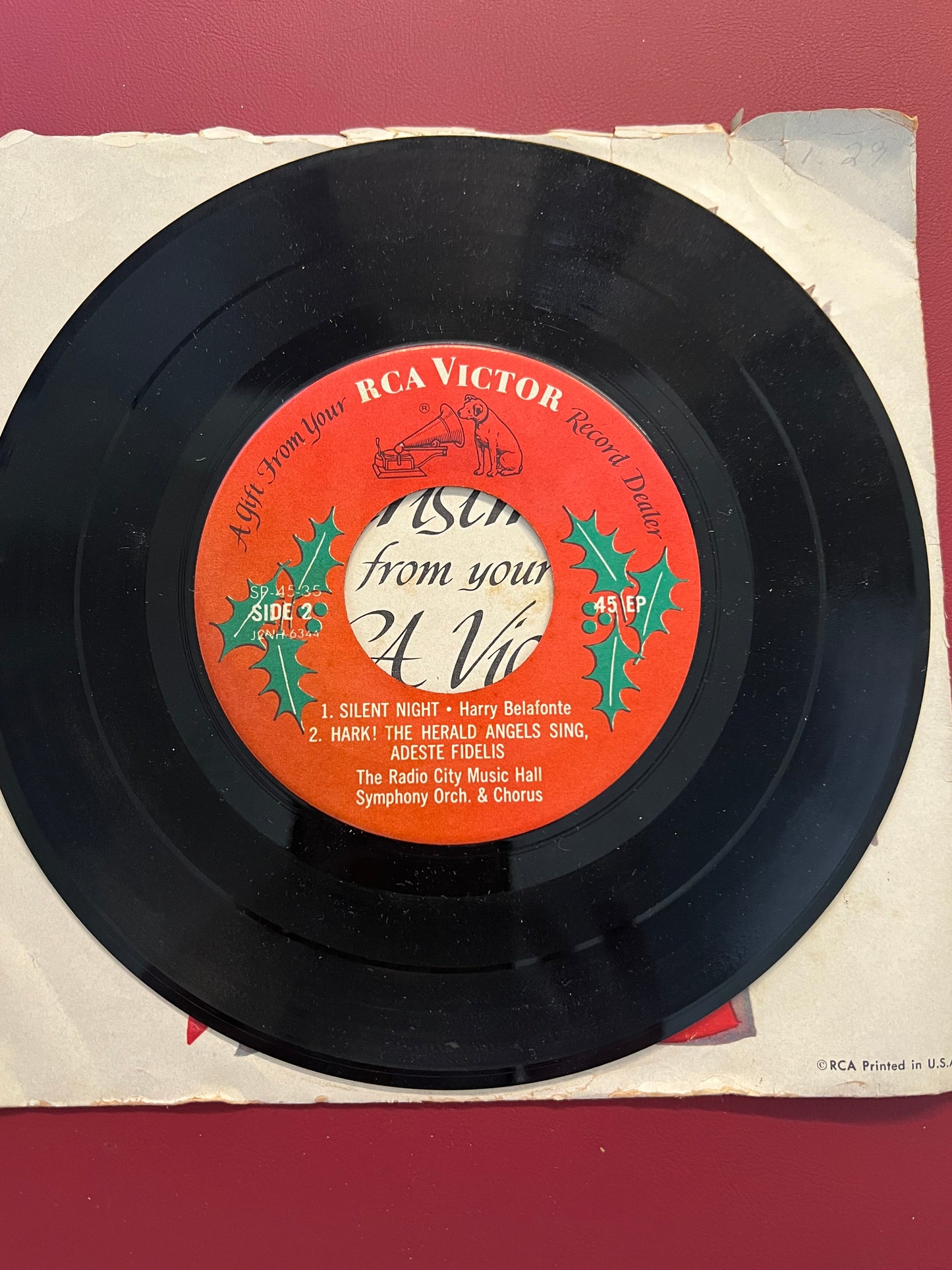 Merry Christmas from your RCA Victor Record Dealer  7" 45  VARIOUS