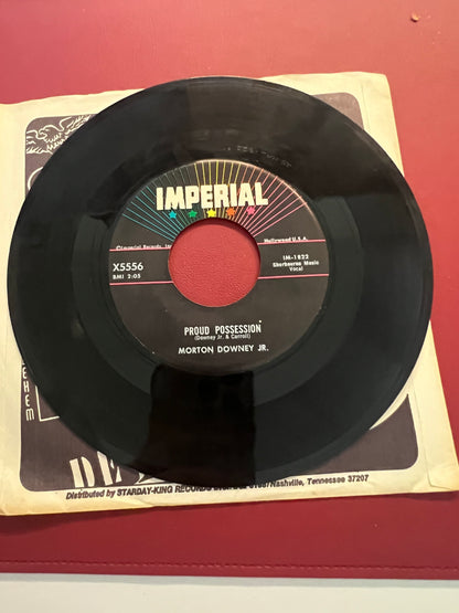 Morton Downey Jr - Boulevard Of Broken Dreams; Proud Possession - Vinyl 45 RPM