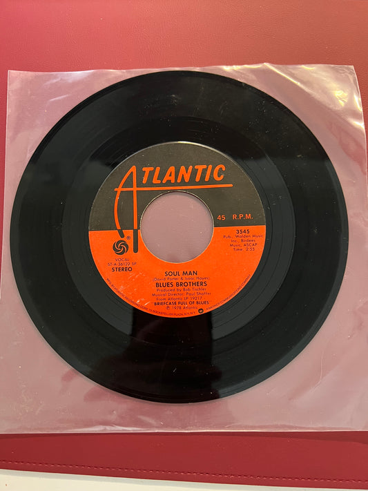 Blues Brothers Soul Man / Excusez Moi Mon Cherie 45 Soul Funk 1978 Atlantic