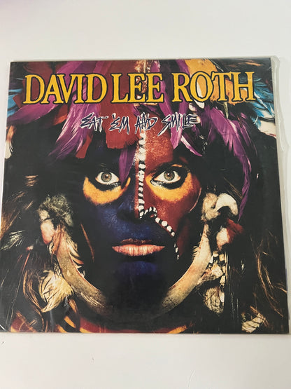 David Lee Roth Eat 'Em And Smile Vinyl  1986 Warner Bros W1-25470