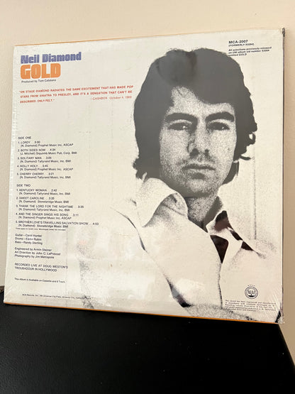 NEIL DIAMOND - GOLD - LIVE AT THE TROUBADOUR (Vinyl MCA Records) SEALED NEW