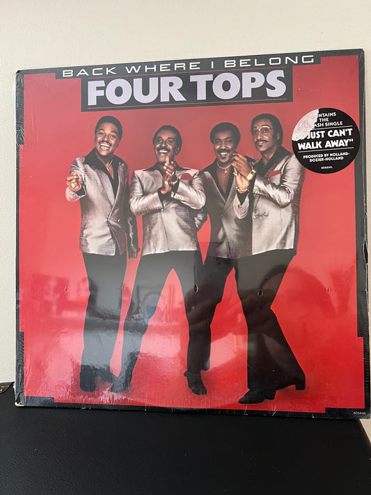 Four Tops - Back Where I Belong Motown Records 6066ML (1983) SEALED New