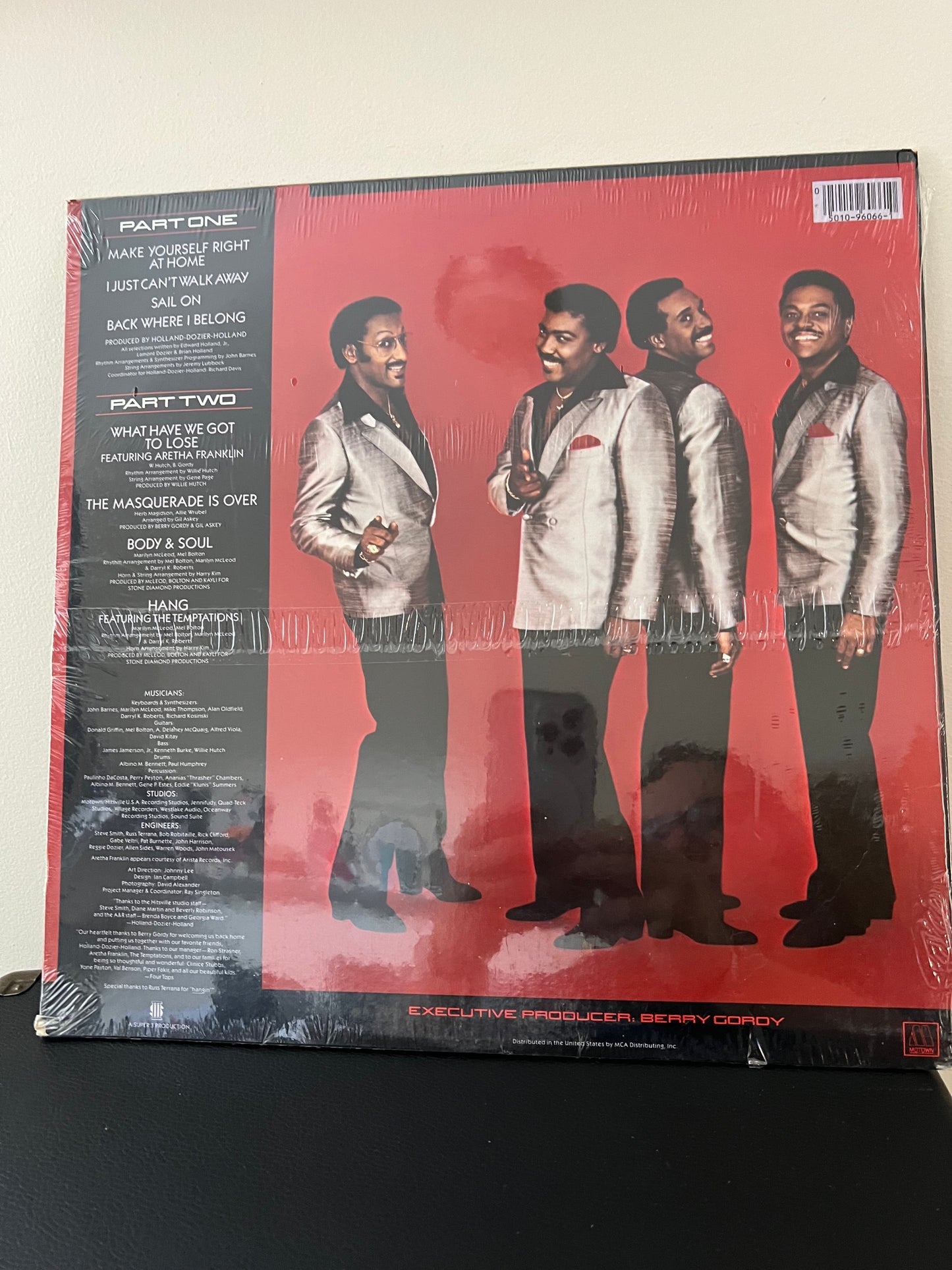 Four Tops - Back Where I Belong Motown Records 6066ML (1983) SEALED New