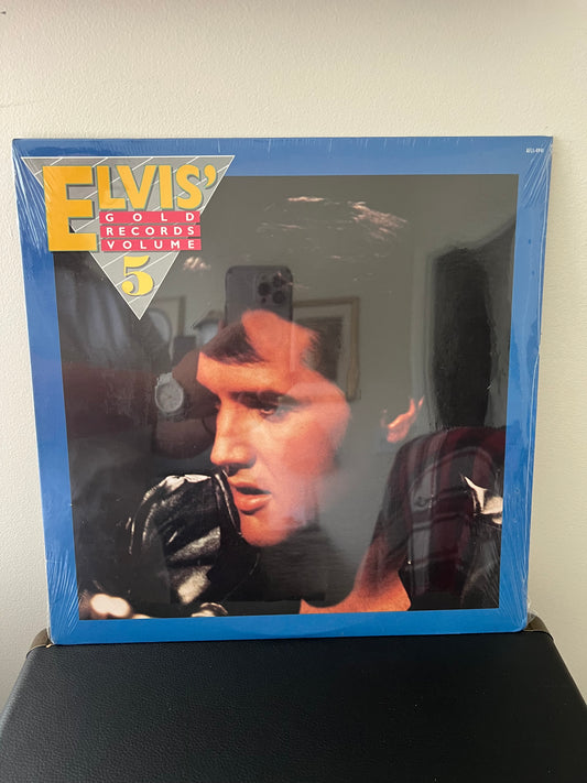 ELVIS PRESLEY LP AFL1-4941 GOLD RECORDS VOLUME 5 FACTORY SEALED BEST BUY STICKER