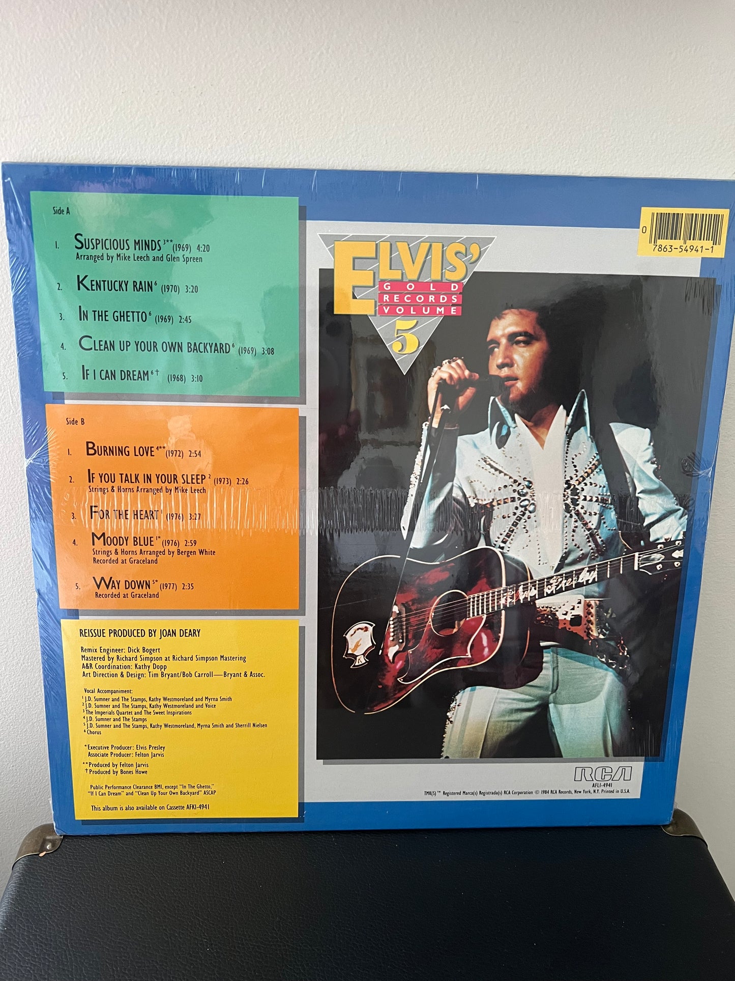 ELVIS PRESLEY LP AFL1-4941 GOLD RECORDS VOLUME 5 FACTORY SEALED BEST BUY STICKER