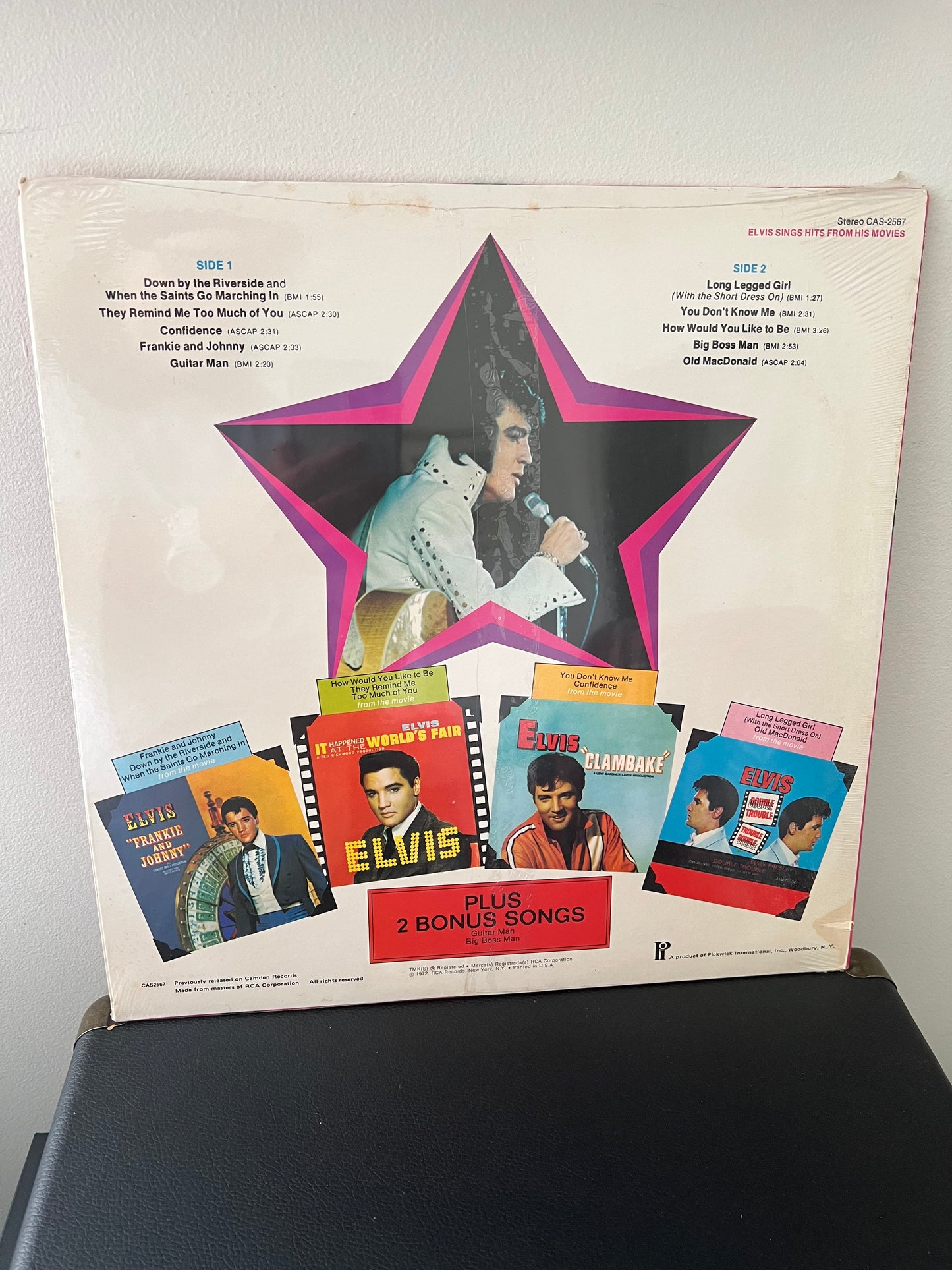 Elvis - Sings Hits From His Movies Volume 1 - LP Vinyl Record SEALED