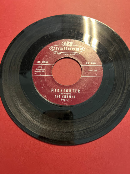 45 RECORD -  The Champs - EL Rancho Rock/ Midnight