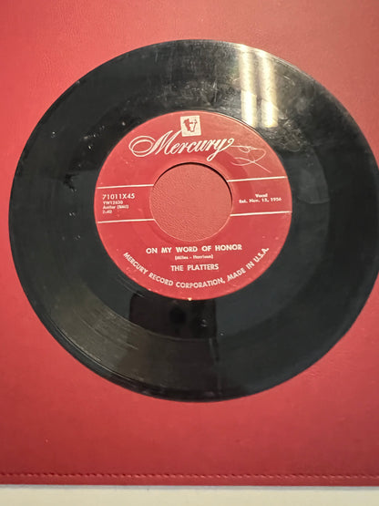 The Platters One In A Million / On My Word Of Honor 45 RPM Vinyl Mercury 1956