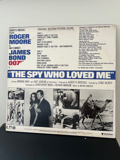 James Bond 007 The Spy Who Loved Me Original Soundtrack LP Carly Simon