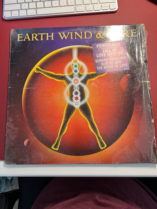 Earth Wind & Fire Powerlight Vinyl Record Lp 1983 Columbia TC 38367