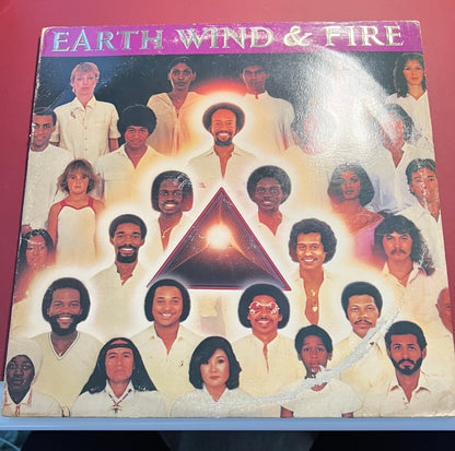 EARTH WIND & FIRE Faces 2 LP Set Vinyl 1980 Album embossed cover Funk Disco