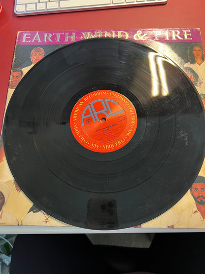 EARTH WIND & FIRE Faces 2 LP Set Vinyl 1980 Album embossed cover Funk Disco