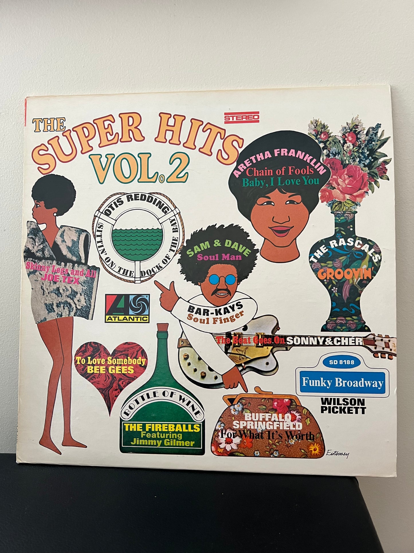 The Super Hits Vol.2 LP  Various Artist 1968 Atlantic Records SD-8188