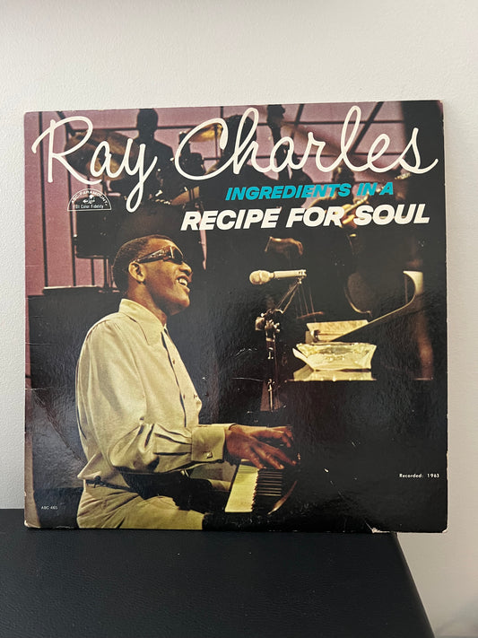 RAY CHARLES Ingredients In A Recipe For Soul 1963 Vinyl LP Paramount ABC-465