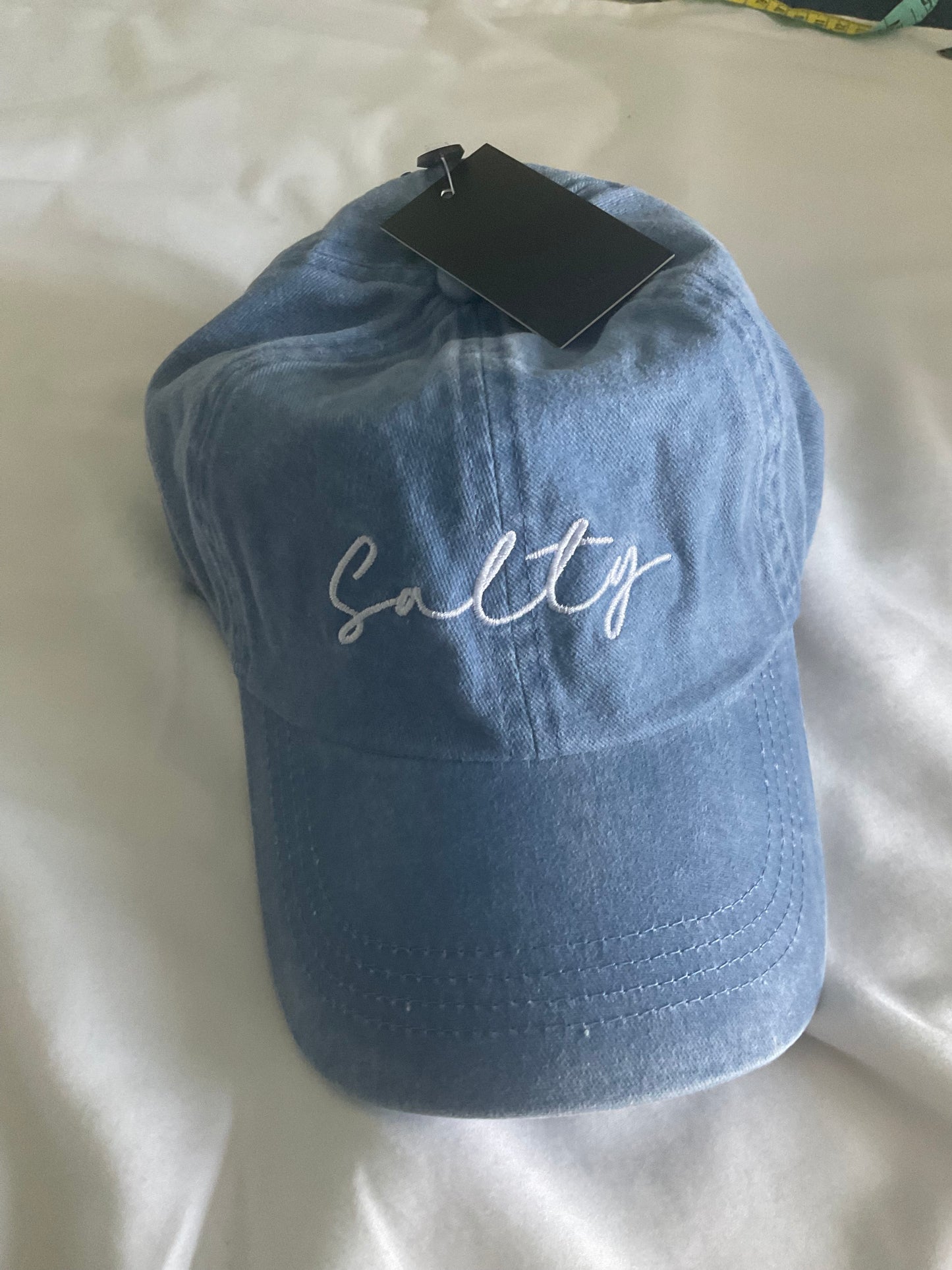 Fashion City - Salty Lettering Embroidery Baseball Cap