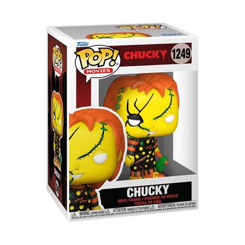 Funko Pop Movies: Vintage CHUCKY w/ KNIFE #1249 (Child's Play) w/Protector