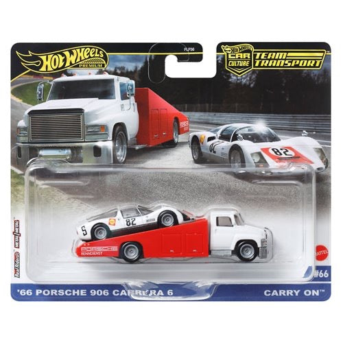 Hot Wheels new 2024 Team Transport '66 Porsche 906 Carrera 6 and Carry On Truck