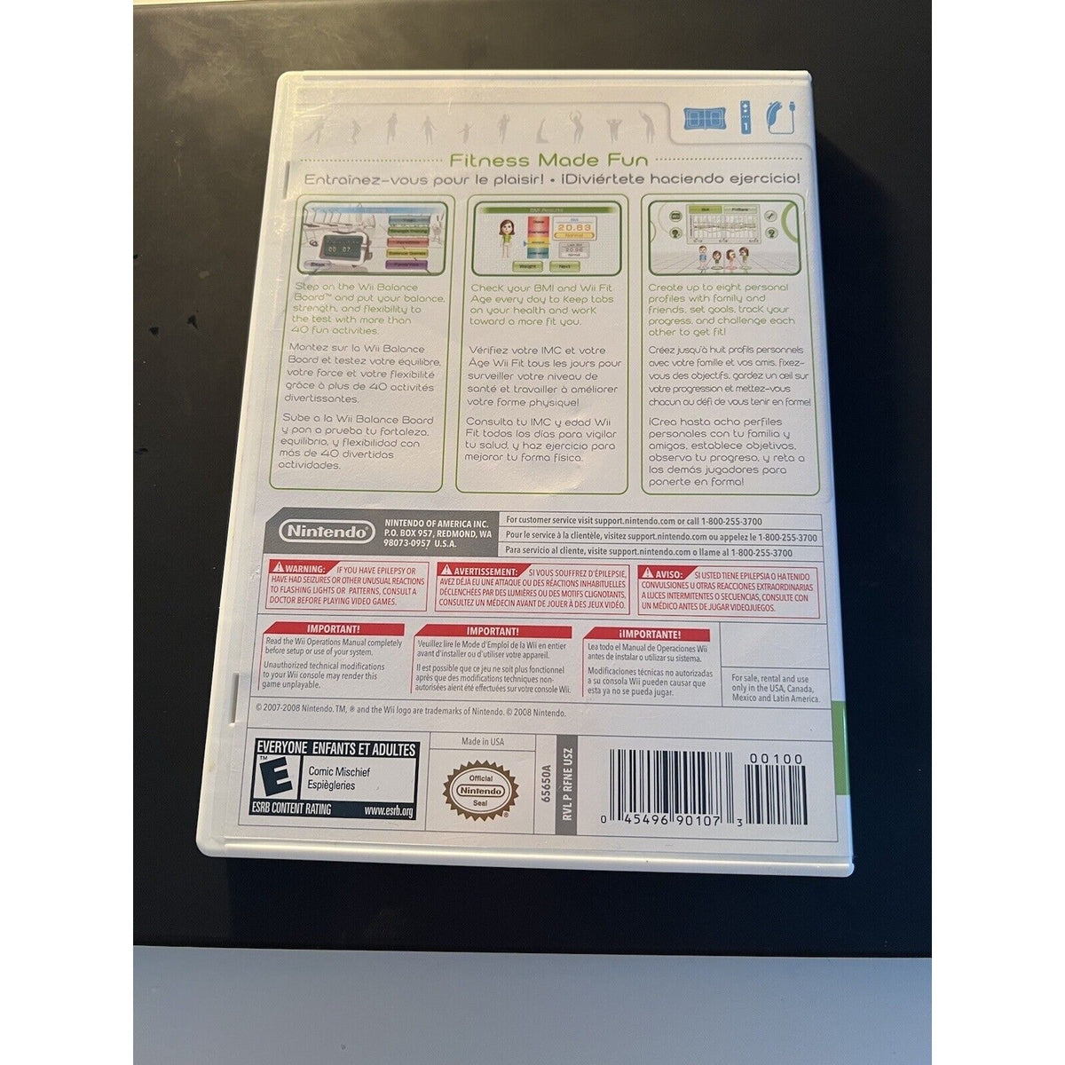 Nintendo Wii Fit Wii Complete In Box